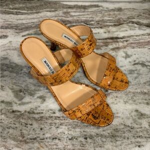 Manolo Blahnik cork mule 38(7.5)